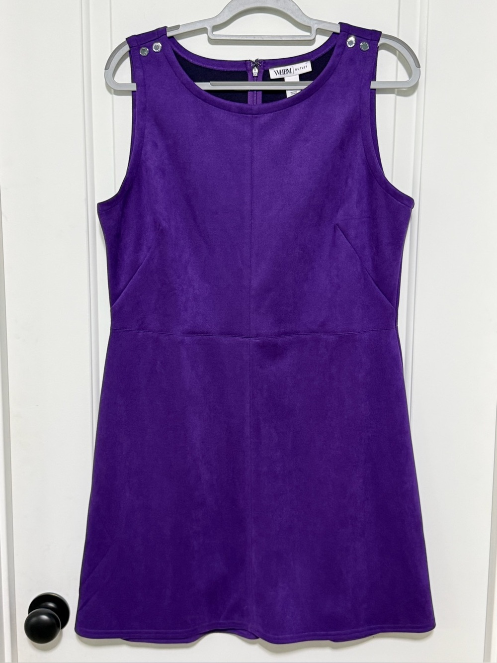 NWOT White House Black Market Violet Sleeveless Dress